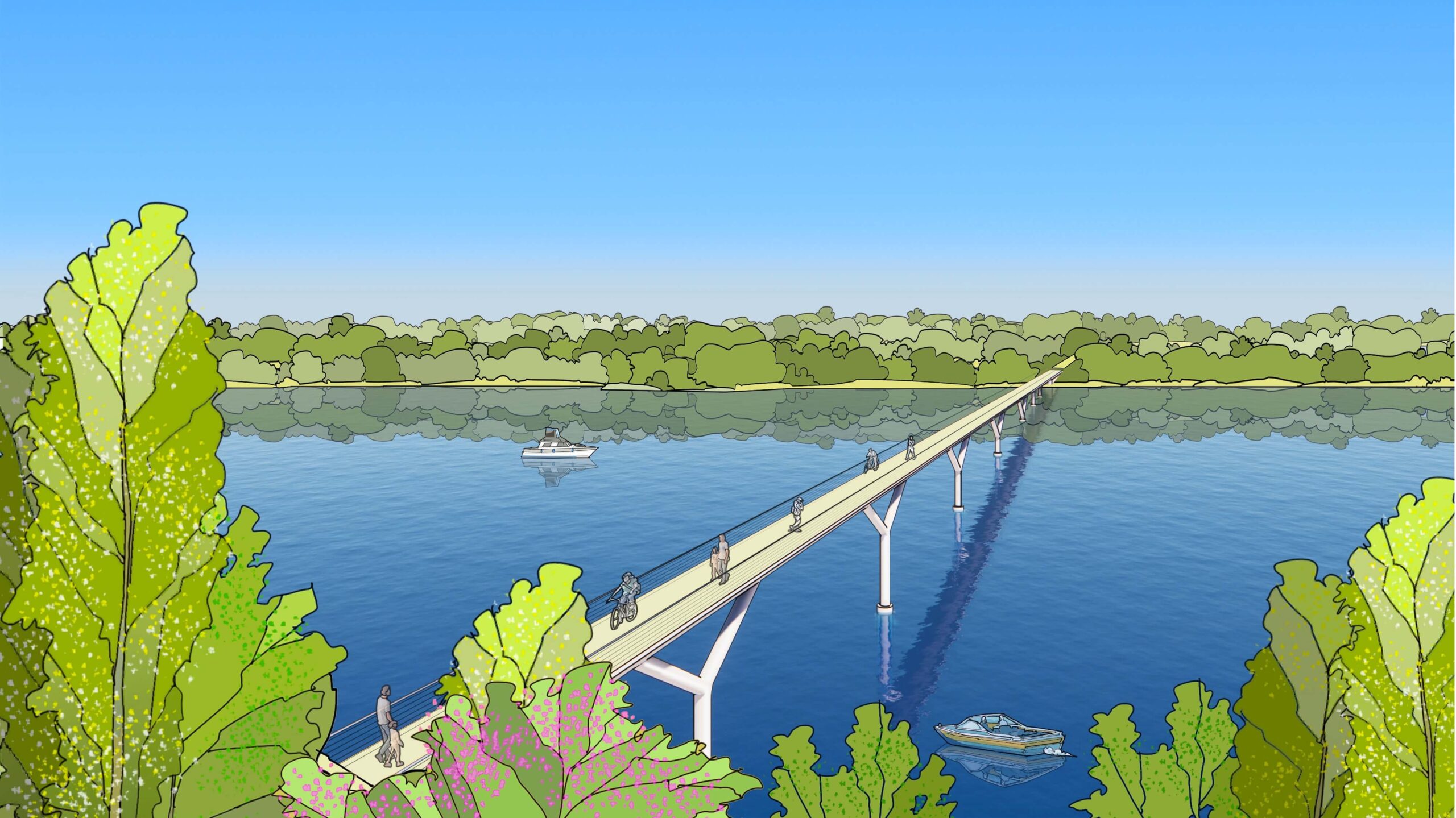 Fellows Lake Bridge | Rosales + Partners Fellows Lake Bridge | Rosales + Partners